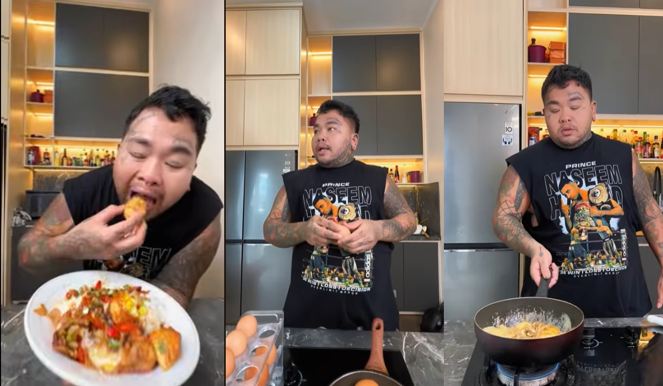 Amrizal Nuril Abdi, atau yang akrab disapa King Abdi, jebolan MasterChef Indonesia dalam tayangan konten masak dan mukbang di channel YouTube-nya.