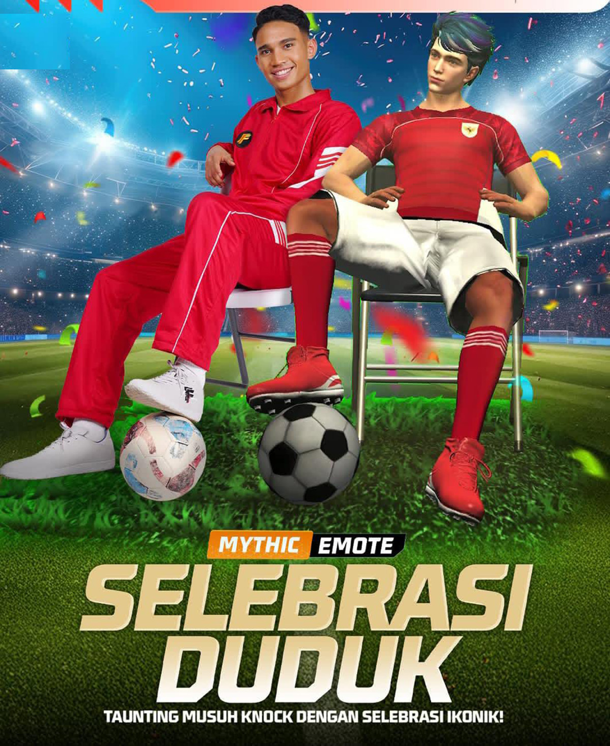 Segera Klaim Kode Redeem FF Free Fire Max Emote Duduk Marselino Edisi Spesial Timnas Indonesia