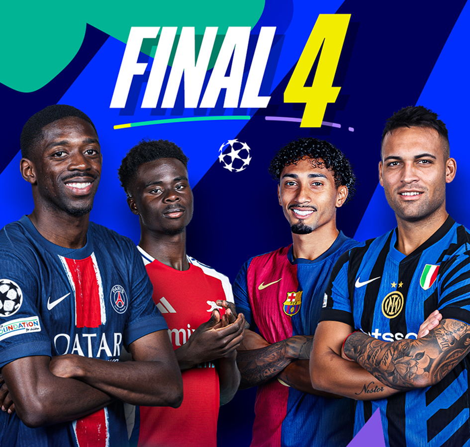 Empat tim lolos ke babak semifinal Liga Champions 2024/2025.