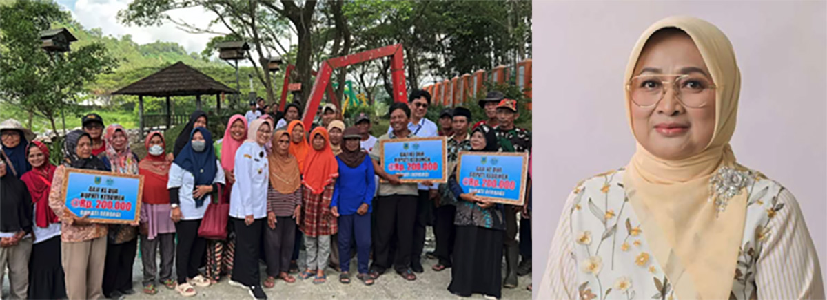 Bupati Terkaya di Jawa Tengah&nbsp;Berikan Gajinya untuk 30 Pemulung dan 20 Petugas Kebersihan