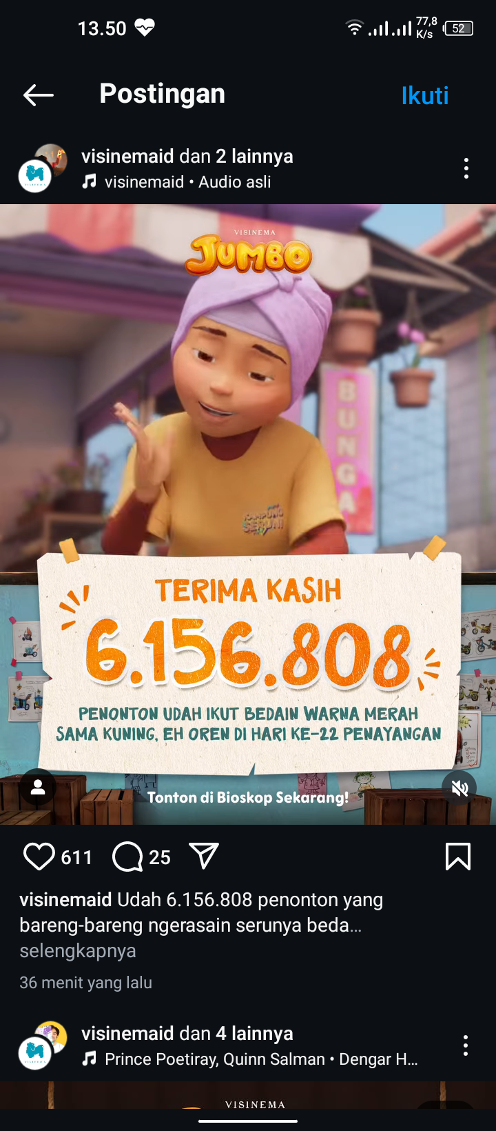 Postingan unggahan terimakasih visinemaid