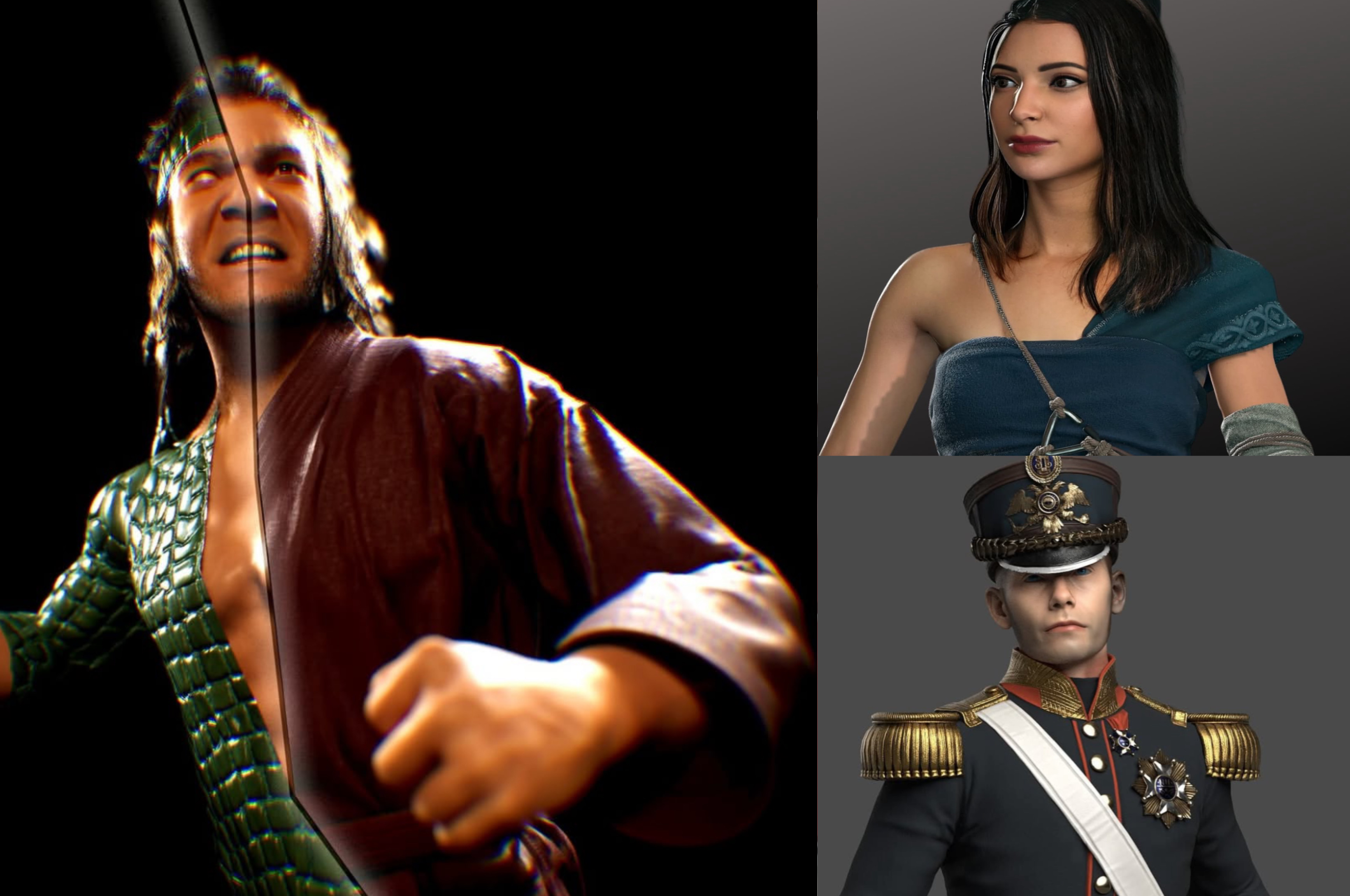 Karakter Pada Game The Blind Warrior atau Si Buta Dari Gua Hantu