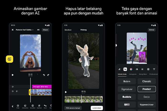 Spoiler Edits, aplikasi edit video dari Meta .