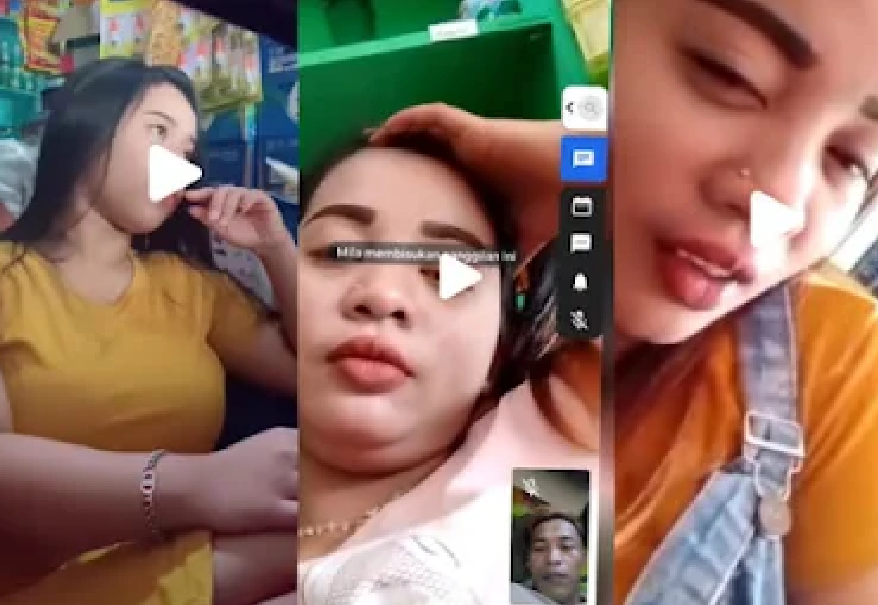 Viral video call perempuan berbaju kuning di warung madura.