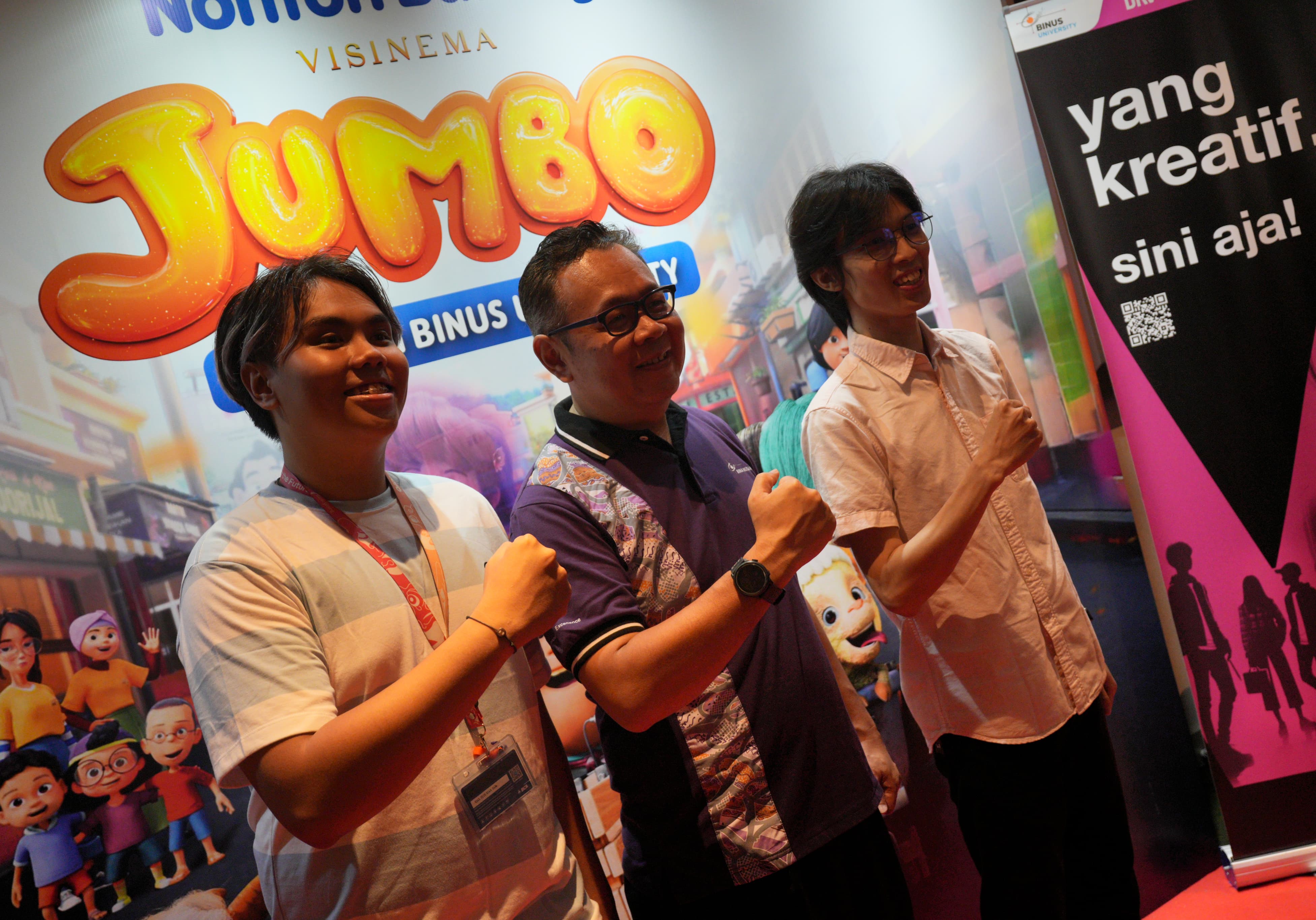 Apresiasi film anak bangsa, Binus Semarang Nobar Jumbo.