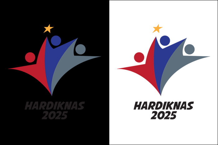 Logo resmi Hardiknas 2025.