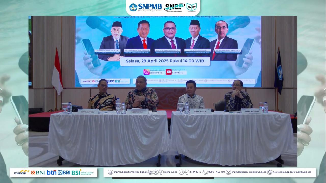 Konferensi Pers SNPMB terkait kecurangan UTBK 2025