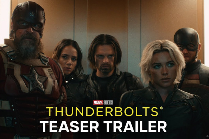 Tanda bintang di judul Thunderbolts*.