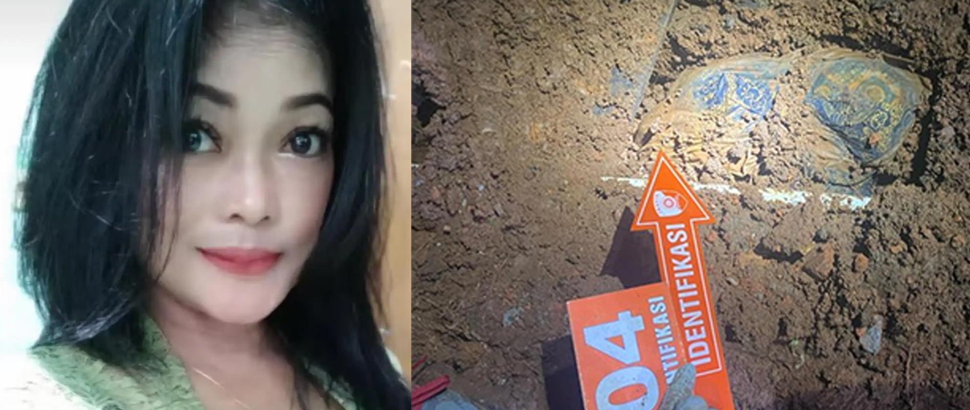Penemuan jasad Dwi Hastuti yang terkubur di cor oleh pacarnya sendiri di sebelah kandang itik di Wonogiri, Kamis (1/5/2025)