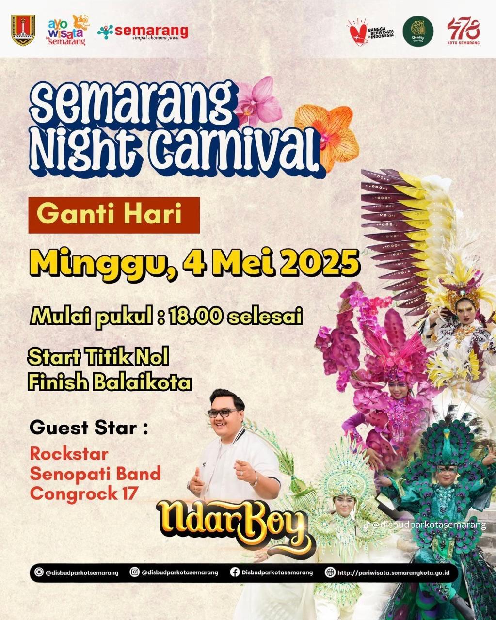 Waspadai Kemacetan Acara Semarang Night Carnival !
