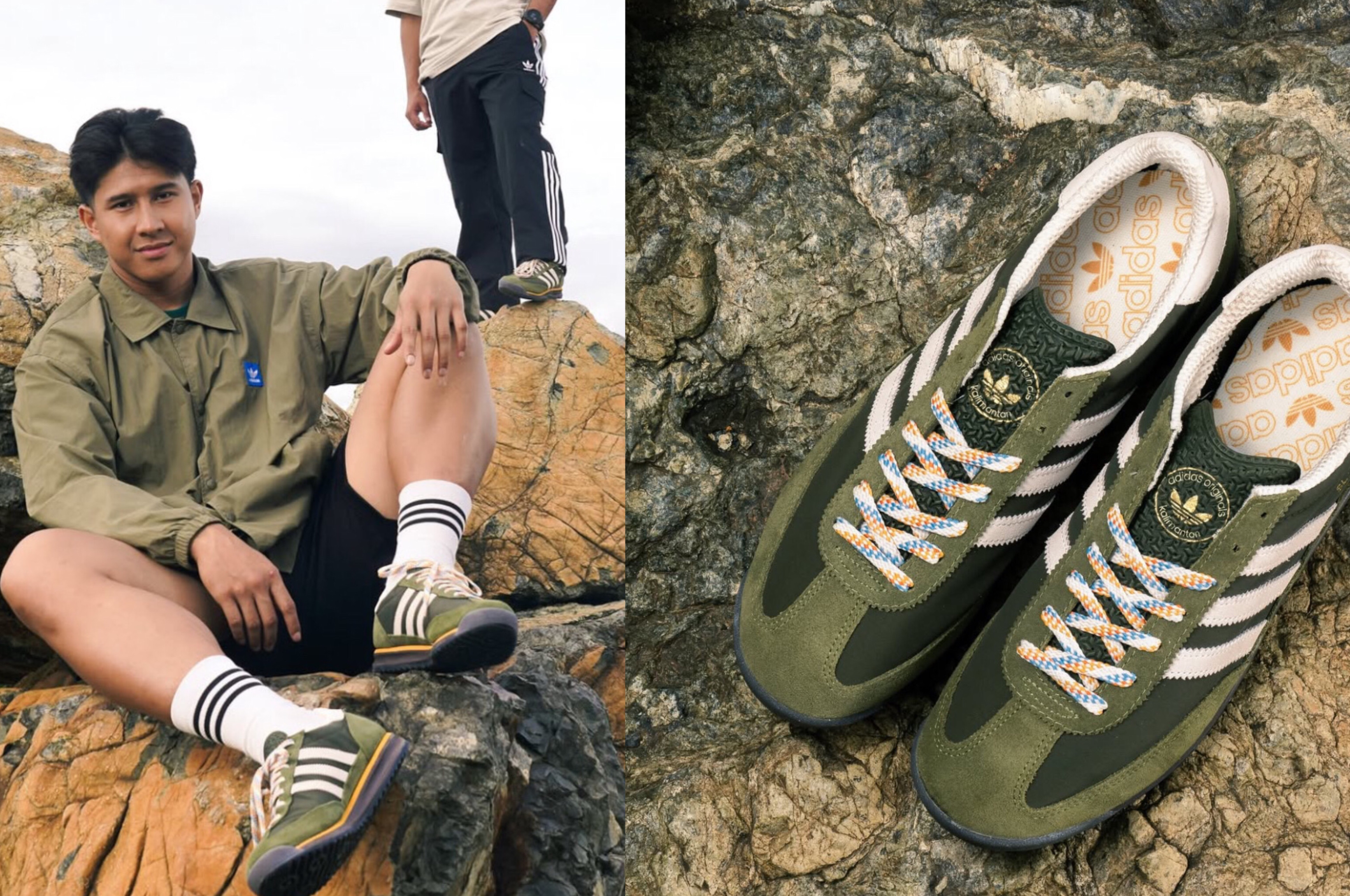 Look dari Adidas Island Series Kalimantan