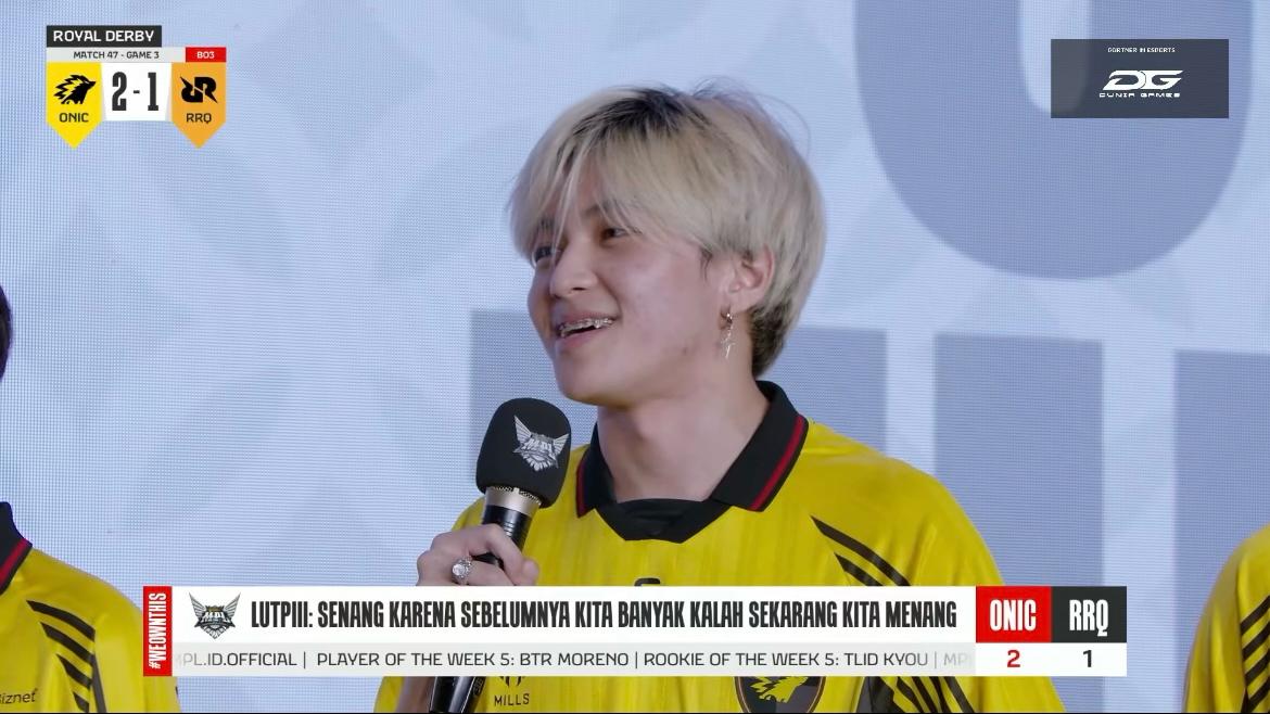 ONIC Esport Unggul 2-1 daro RRQ Hoshi di MPL ID Season 15