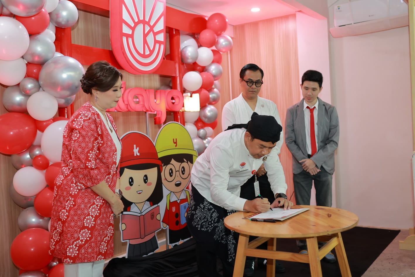 PEMBELAJARAN INTERAKTIF-Peluncuran bahasa dan budaya Jepang KAYO.id di Kota Semarang bersamaan HUT Kota Semarang, 2 Mei 2025