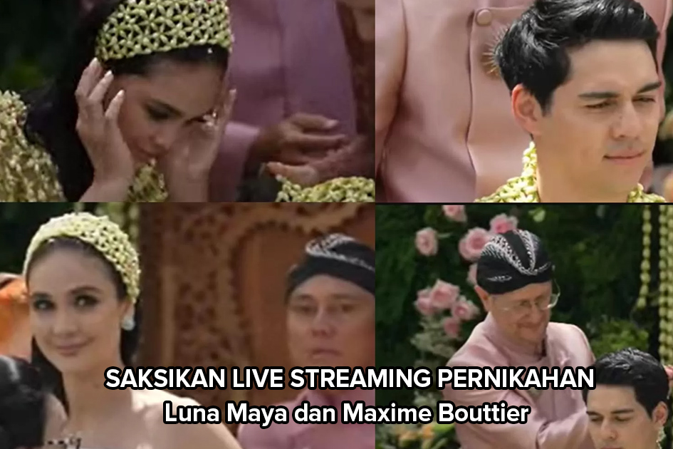 Pernikahan Luna Maya dan Maxime Bouttier