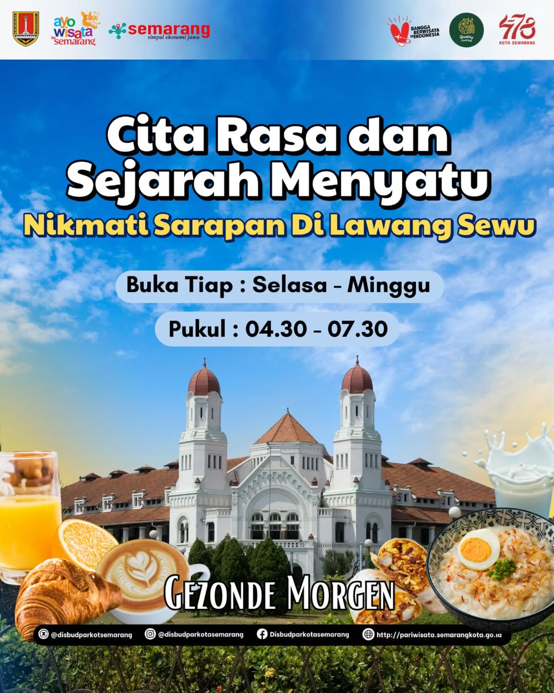Cita Rasa dan Sejarah Menyatu Nikmati Sarapan di Lawang Sewu