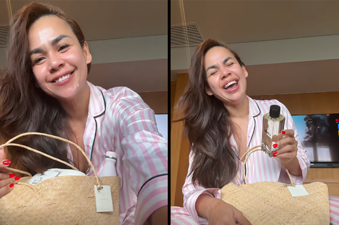 Tangkapan layar video Unboxing Melaney Ricardo.
