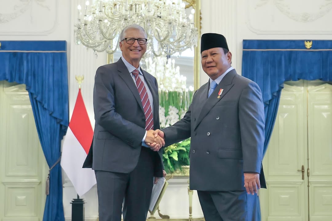 Presiden Prabowo bertemu dengan Bill Gates di Istana Negeri