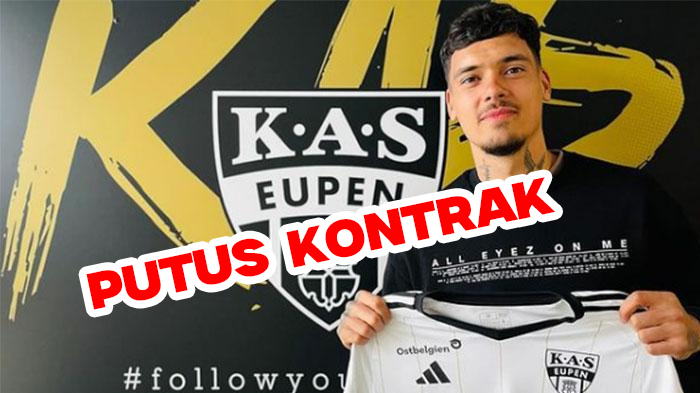 Shayne Pattynama putus kontrak dengan KAS Eupen.