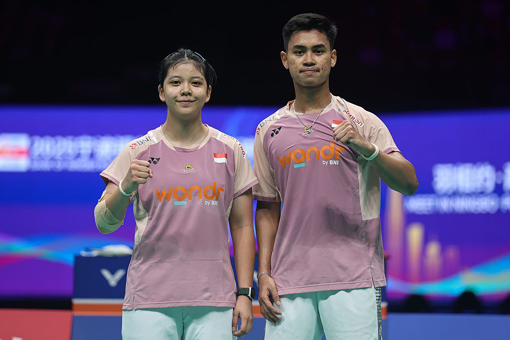 Jafar Hidayatullah/Felisha Alberta Nathaniel Pasaribu suksek melangkah ke final Taipei Open 2025.