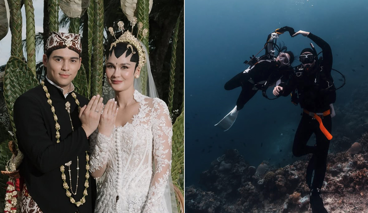 Prilly Latuconsina Pilih Menyelam di Laut Bersama Omara Disaat Pernikahan Luna Maya dengan Maxime Bouttier