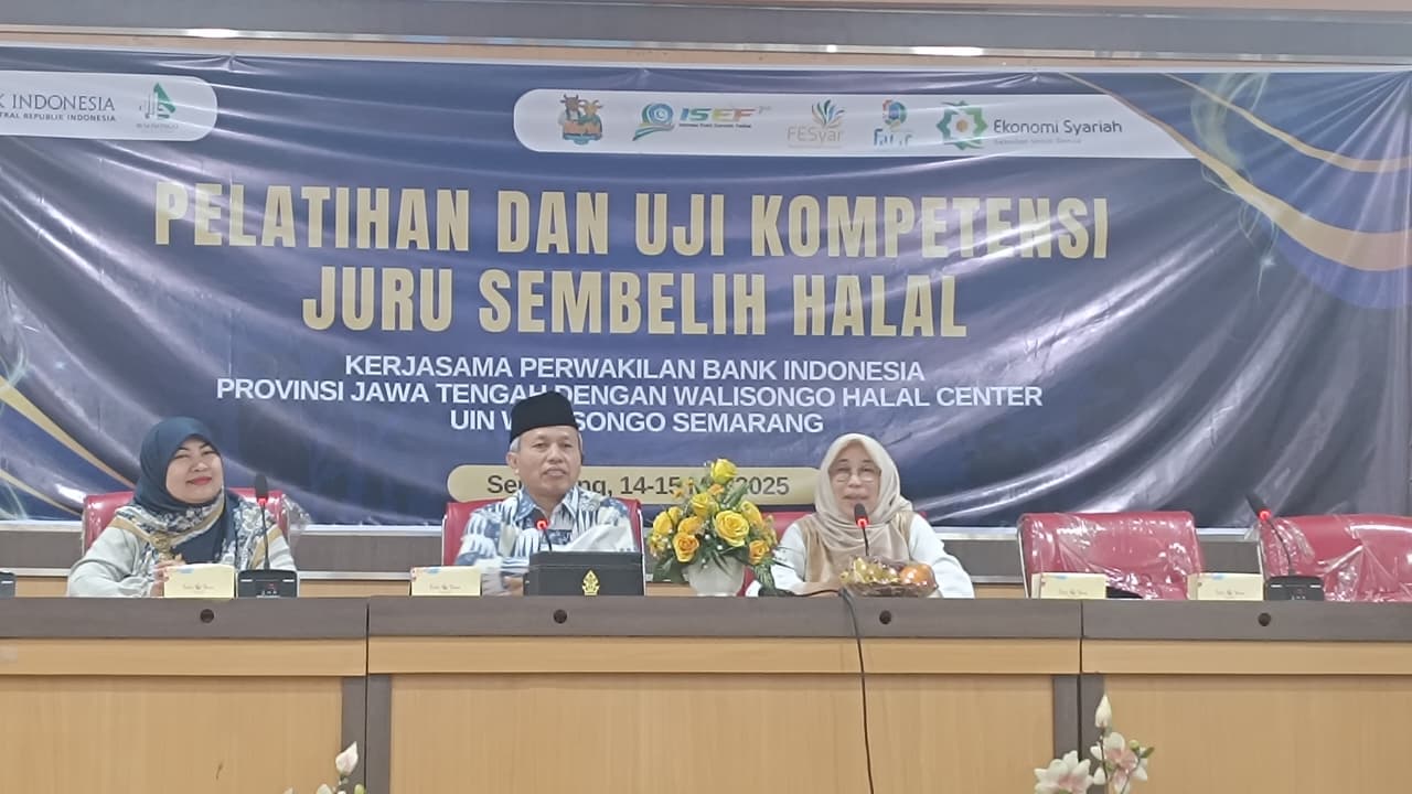 Sinergi antara Kantor Perwakilan (KPw) BI Jawa Tengah, BI Solo, BI Tegal, dan Walisongo Halal Center (WHC).