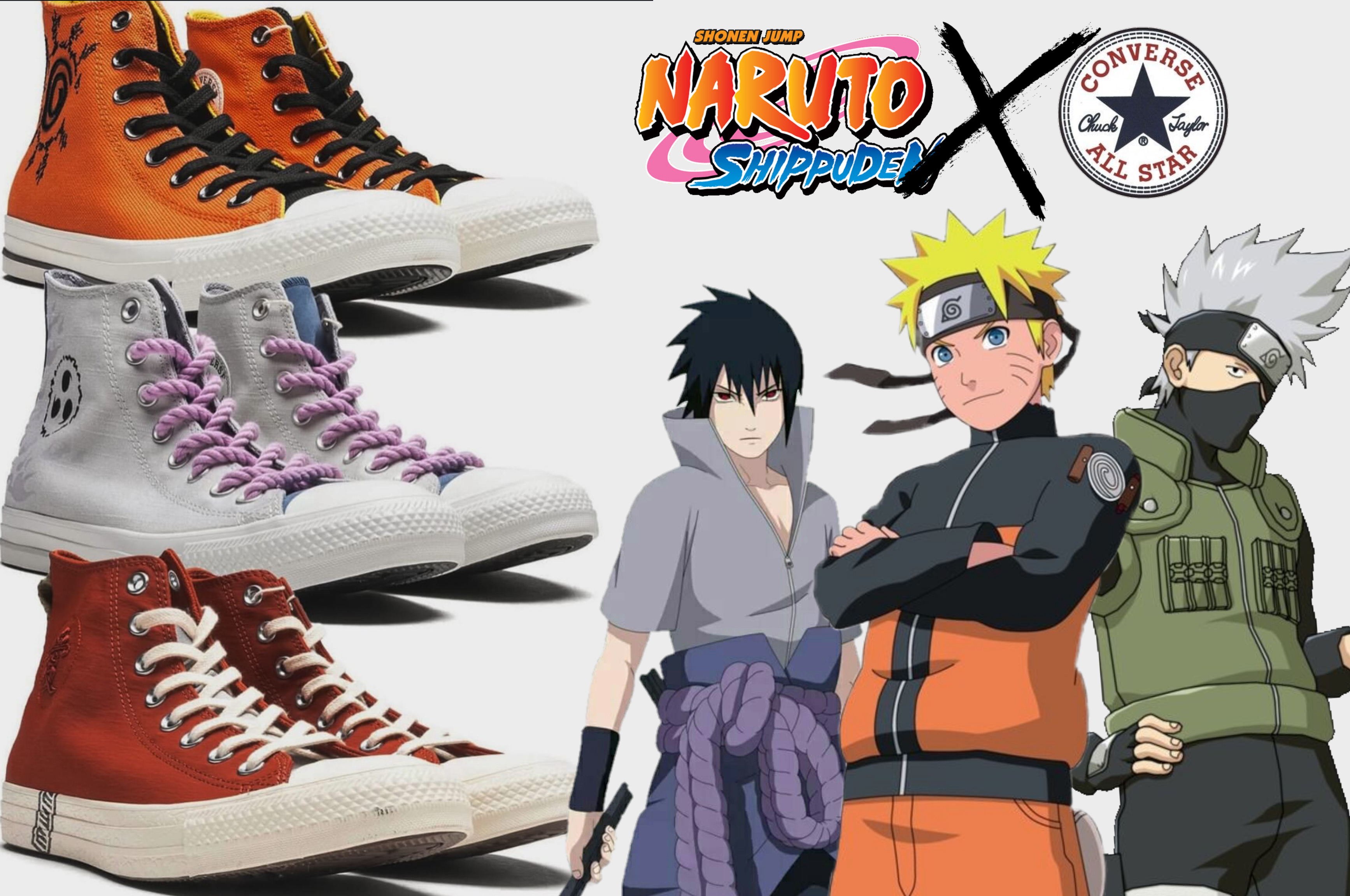 First look Converse x Naruto Shippuden yang akan segera rilis