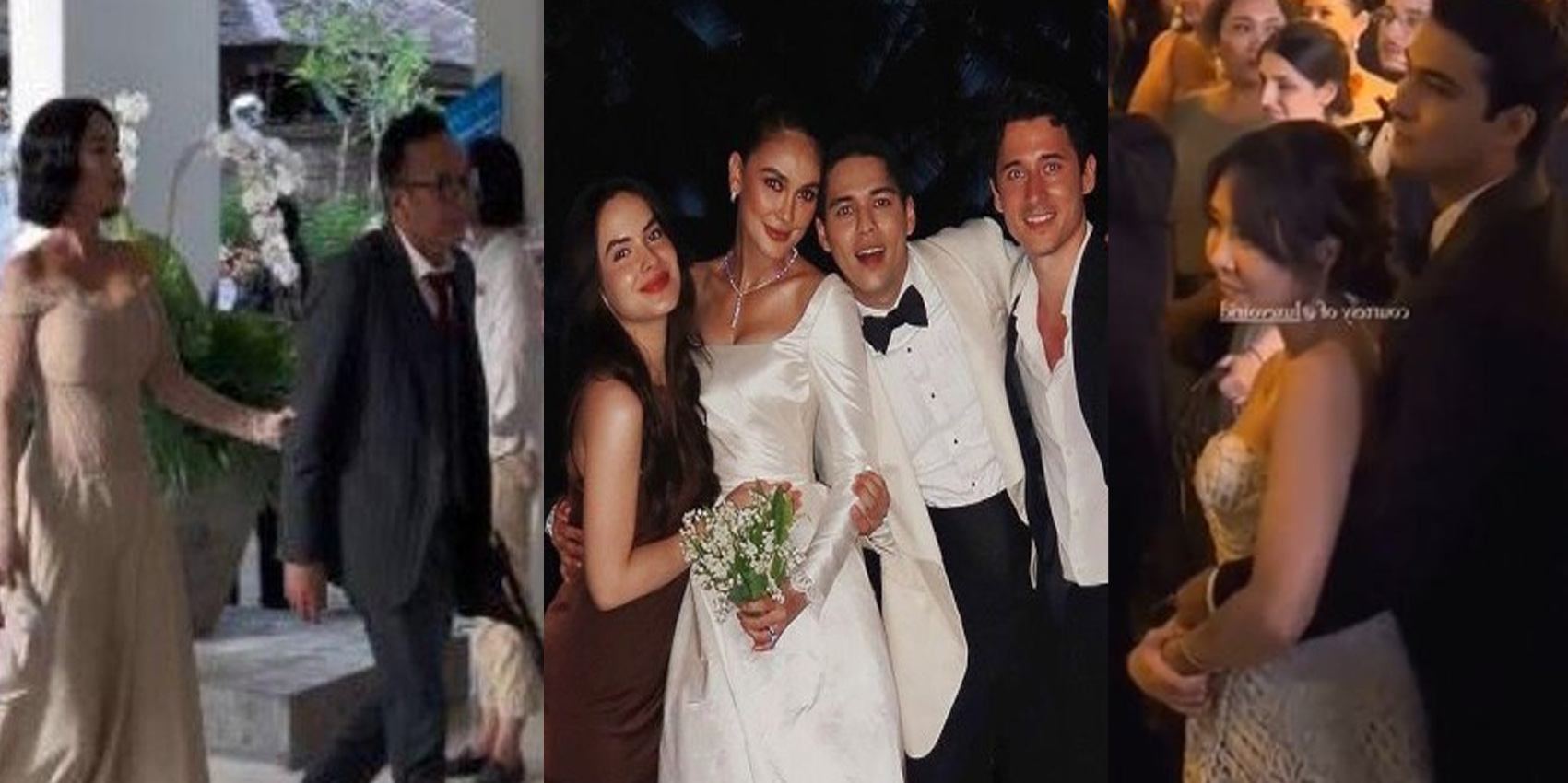Inilah pasangan yang ketahuan membawa kekasih barunya di pernikahan Luna Maya dan Maxime Bouttier