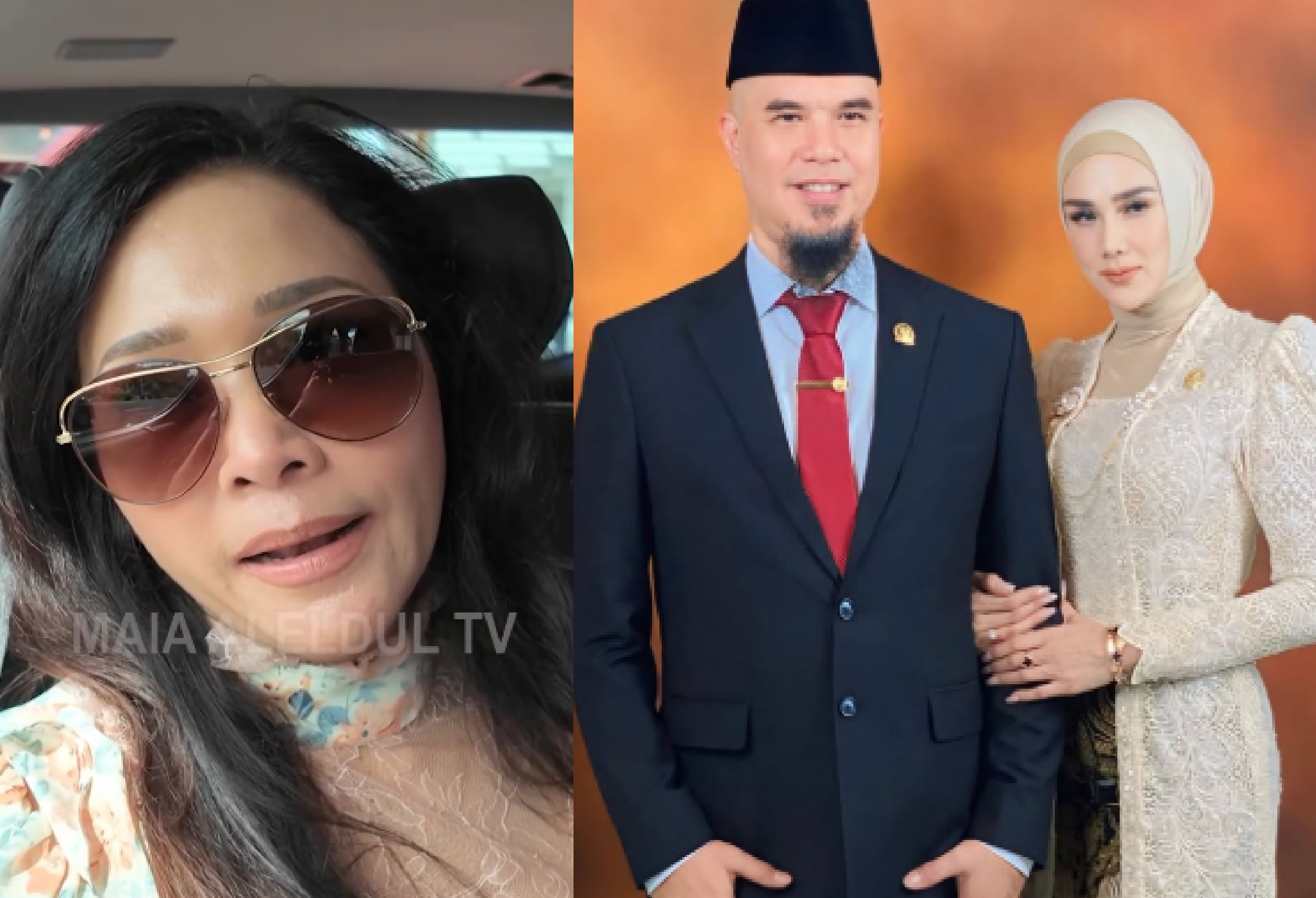 Maia Estianty masih enggan untuk hadir dalam acara ngunduh mantu di pernikahan Al Ghazali dan Alyssa Daguise