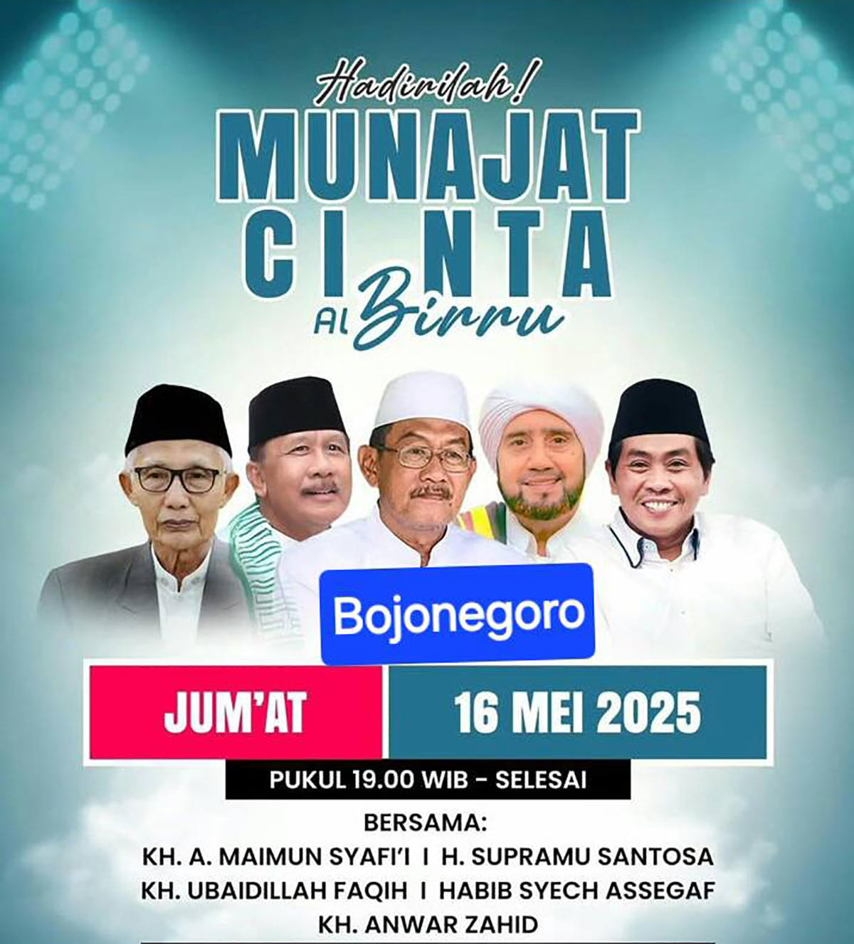 Munajat Cinta Habib Syech Bin Abdul Qodir Assegaf dan KH Anwar Zahid