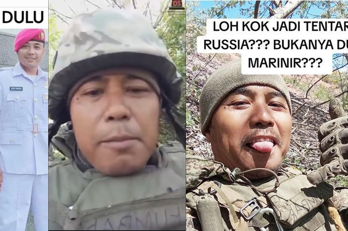 Mantan Marinir TNI AL Satria Arta Kumbara yang kehilangan status WNI setelah bergabung dengan militer Rusia.
