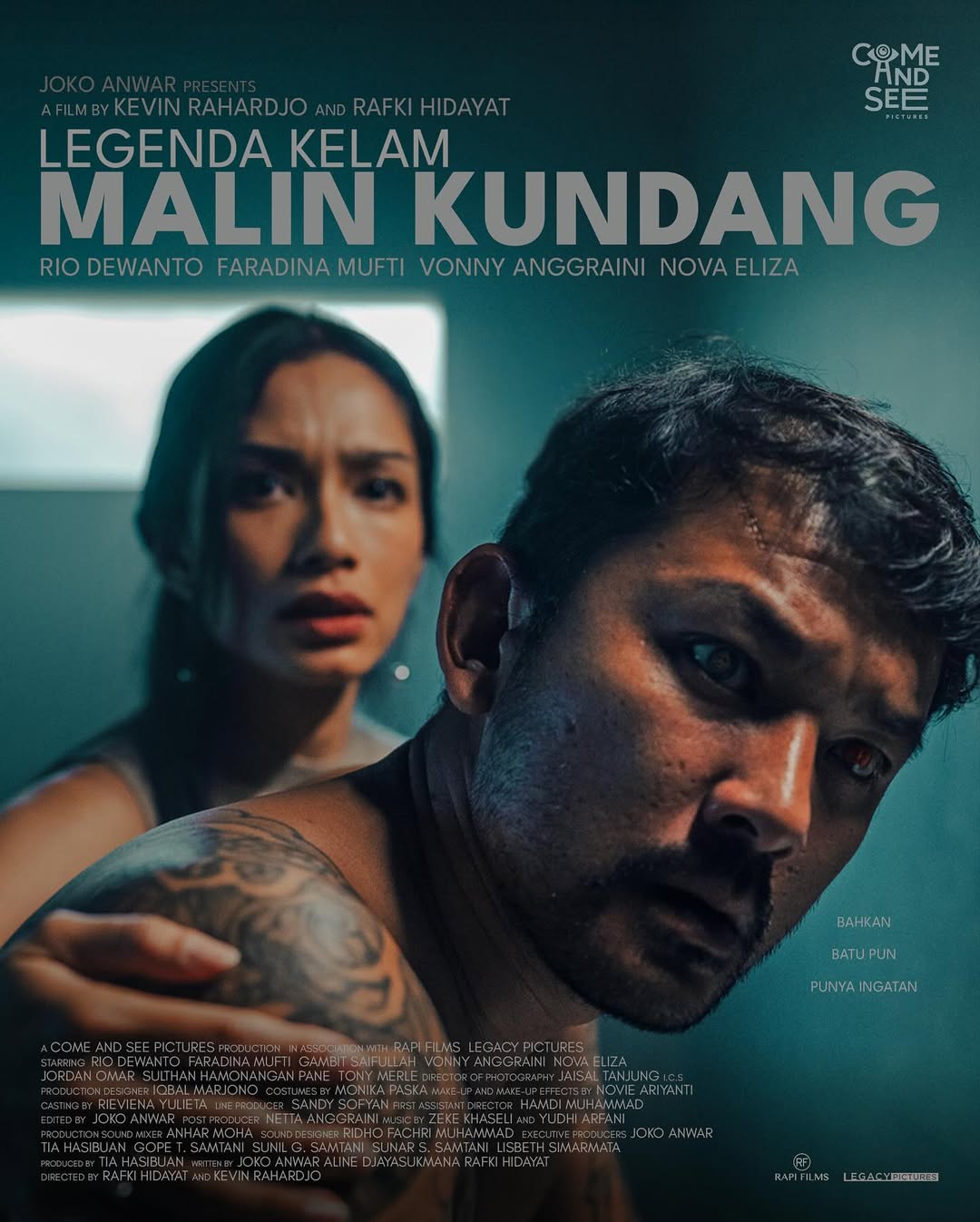 Poster film modern Legenda Kelam Malin Kundang yang terinspirasi dari kisah legenda rakyat