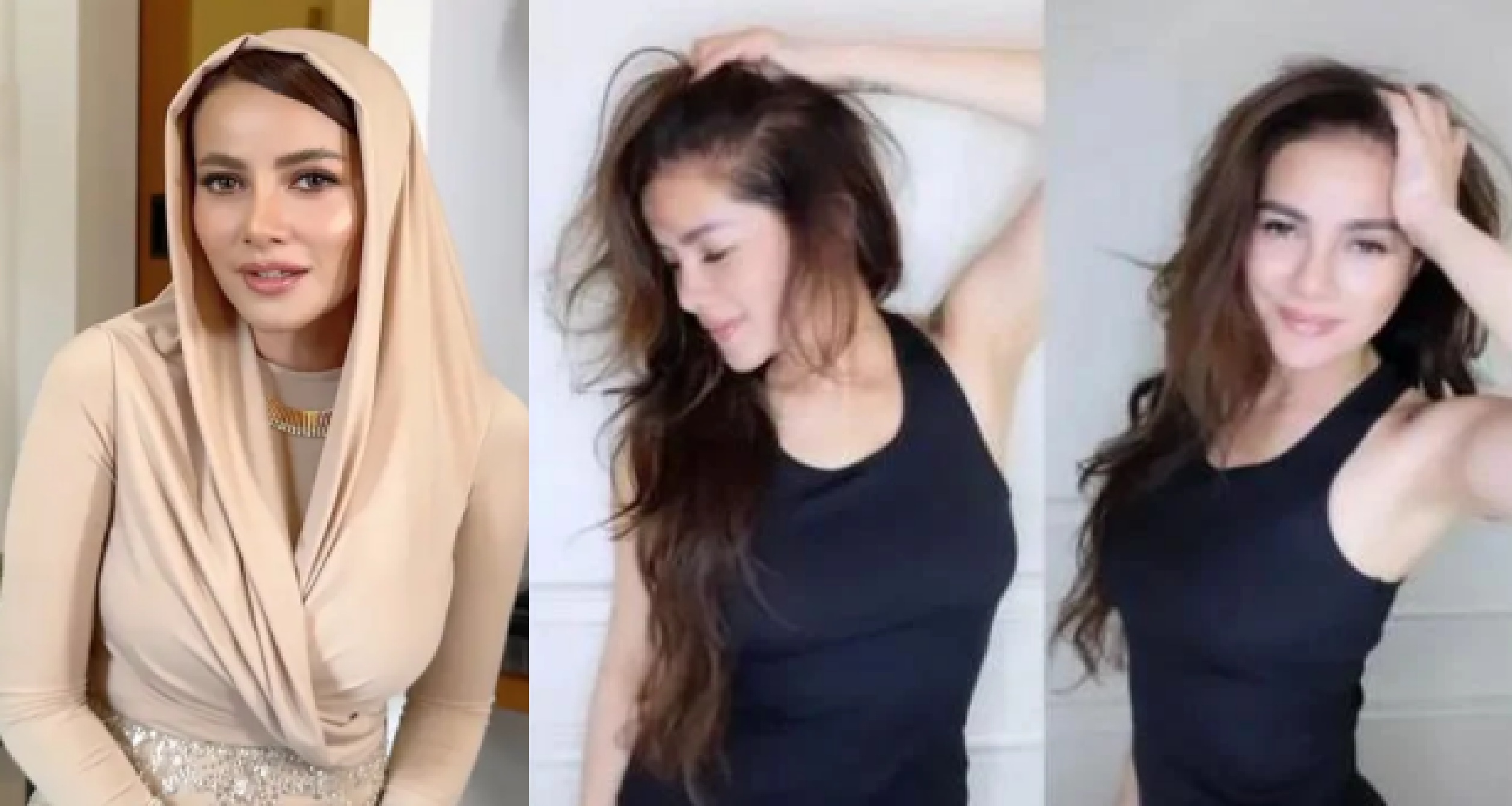 Olla Ramlan lepas hijab setelah 5 tahun mengenakan hijab.