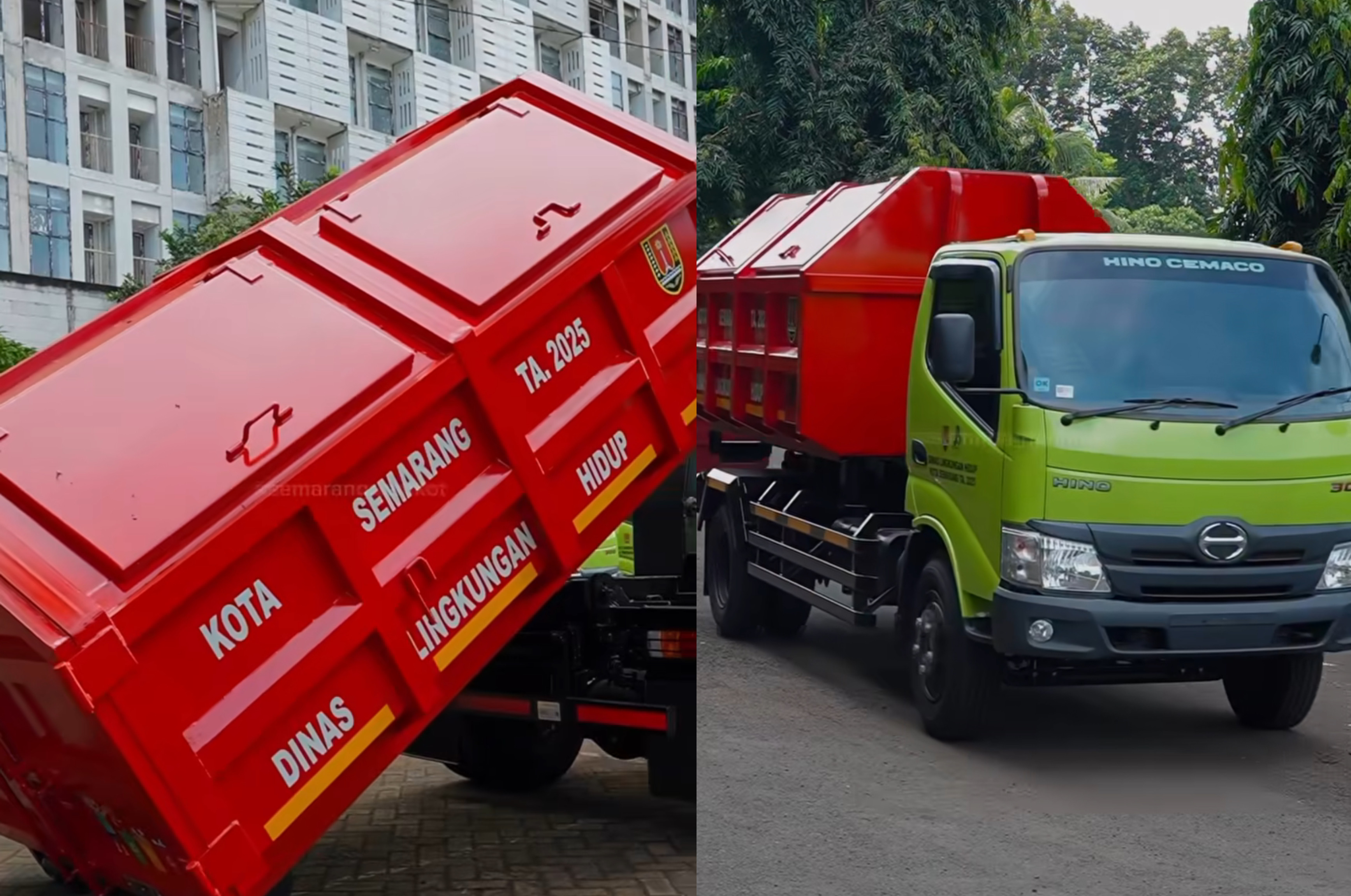 Pemkot Semarang Datangkan Lima Unit Truk Sampah Baru