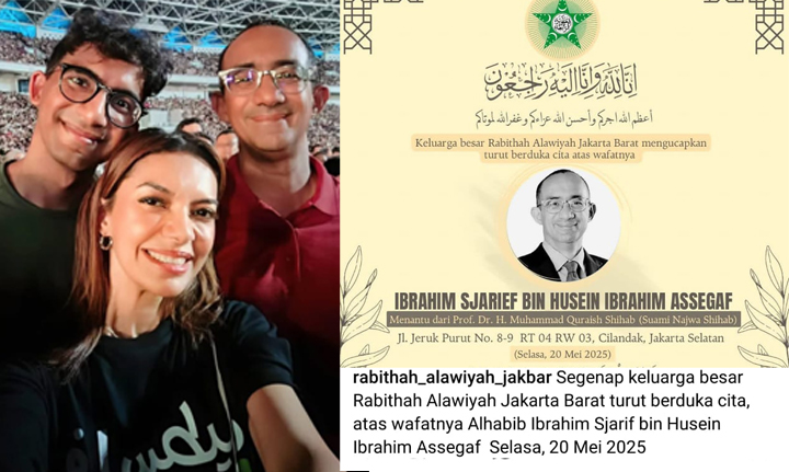 Dikenal Sebagai Pengacara Terkemuka, Habib Ibrahim Sjarief bin Husein Ibrahim Assegaf Suami Najwa Shihab Meninggal Dunia
