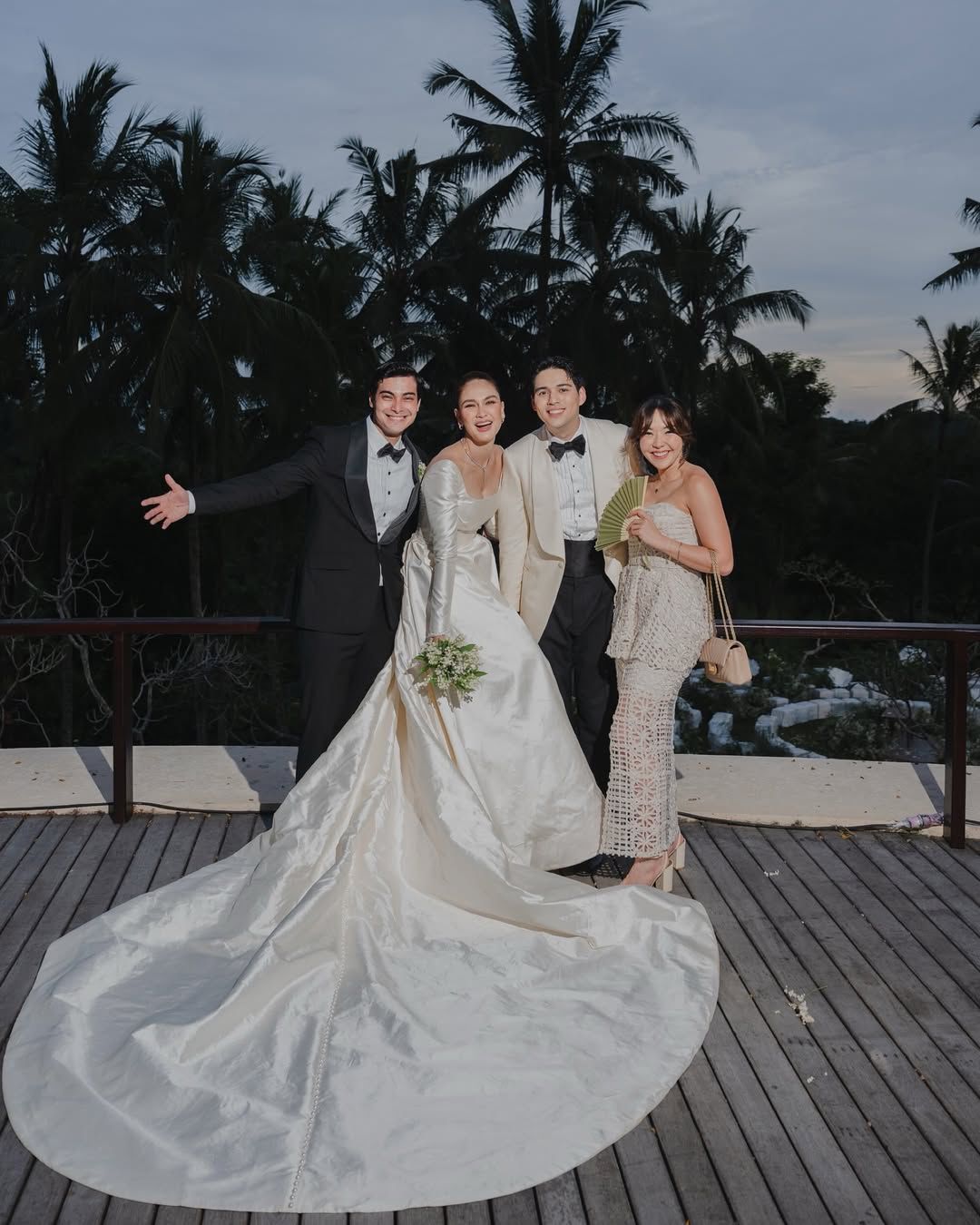 Potret Kebersamaan Gisel dan Cinta Brian di Pernikahan Lunaya maya dan Maxime Bouttier