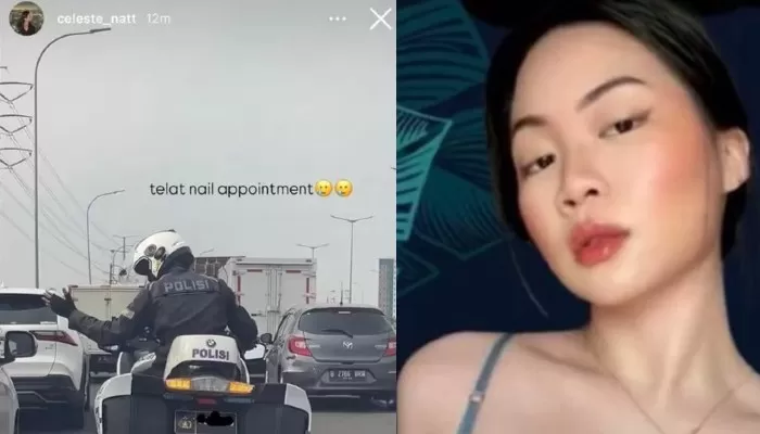 Potongan video milik Celeste Anastasya  yang menyalahgunaan penggunaan patwal.