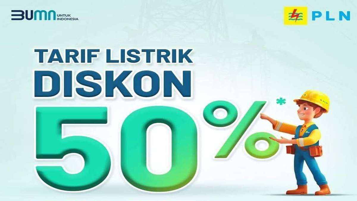 Diskon 50 persen