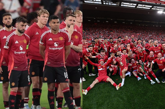 Rivalitas antara Manchester United dan Liverpool mengalami nasib berbeda di musim 2024/25.