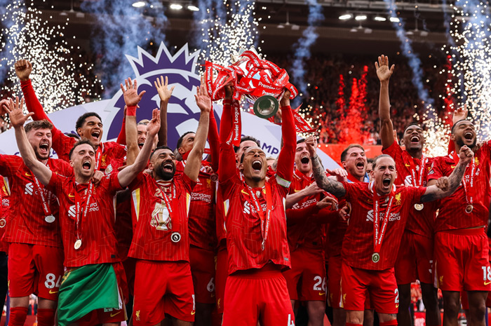 Liverpool Juara Liga Inggris 2024/2025.