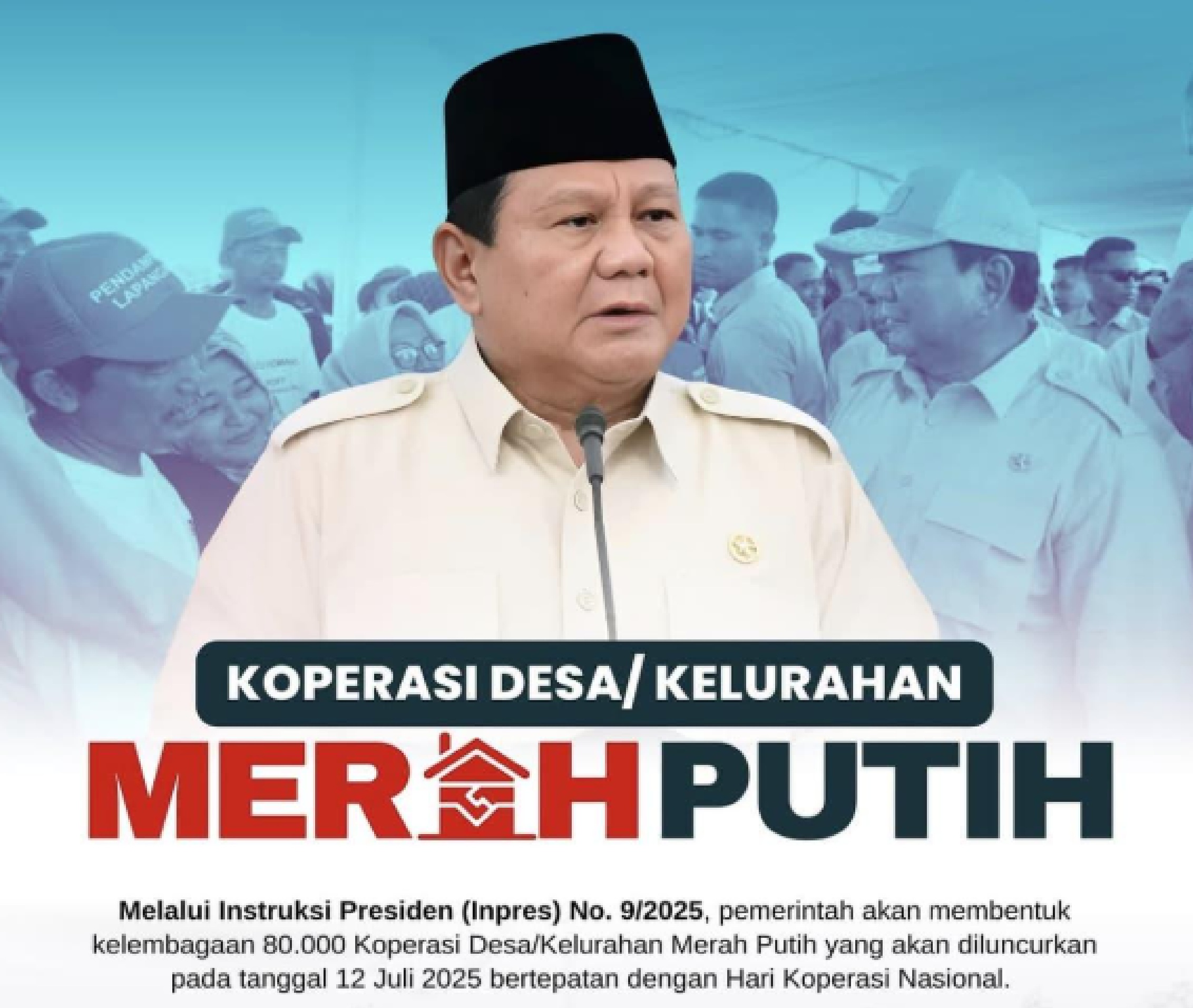 Koperasi Merah Putih, era Prabowo Subianto.