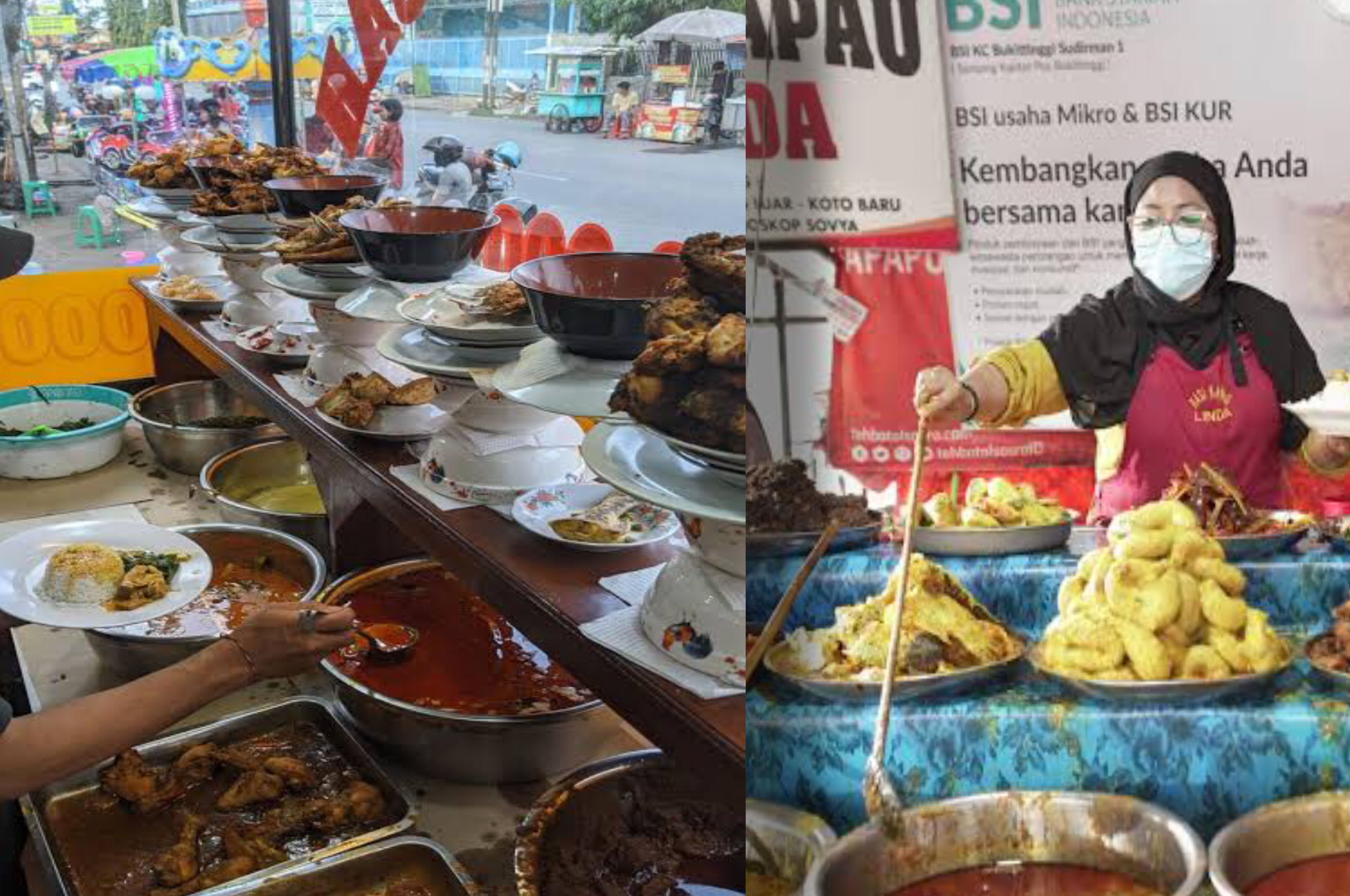 Ilustrasi: Perbedaan Antara Nasi Padang Dan Nasi Kapau