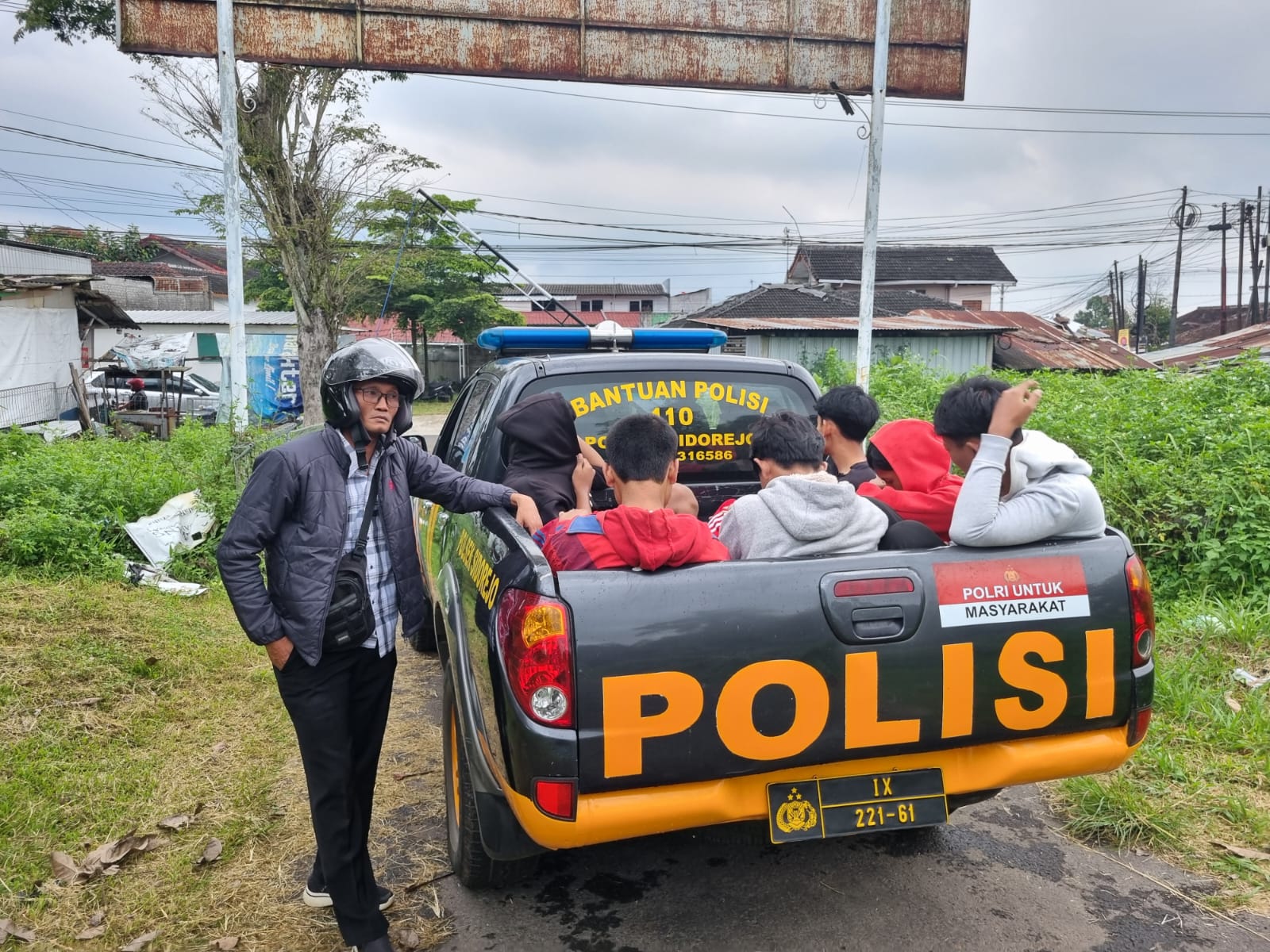 Aksi Tawuran Antar Pelajar di Kota Salatiga berhasil digagalkan oleh Patroli Sidorejo Polres Salatiga, Selasa, (27/05/2025)