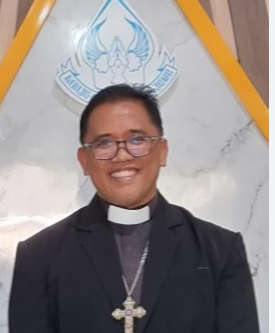 Pendeta Rahmat Paska Rajagukguk dari Gereja Kristen Indonesia (GKI) Gereformeerd.