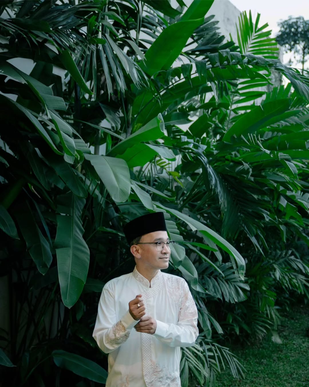 Potret Ruben Onsu saat Walimatul Safar Haji.