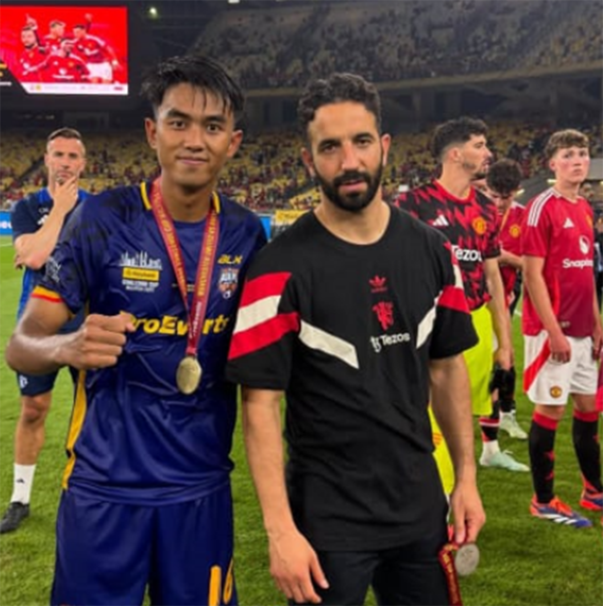 Sosok Kakang Rudianto Bek Timnas Indonesia yang Jebol Gawang MU dalam Laga Pertandingan Manchester United vs ASEAN All-Stars