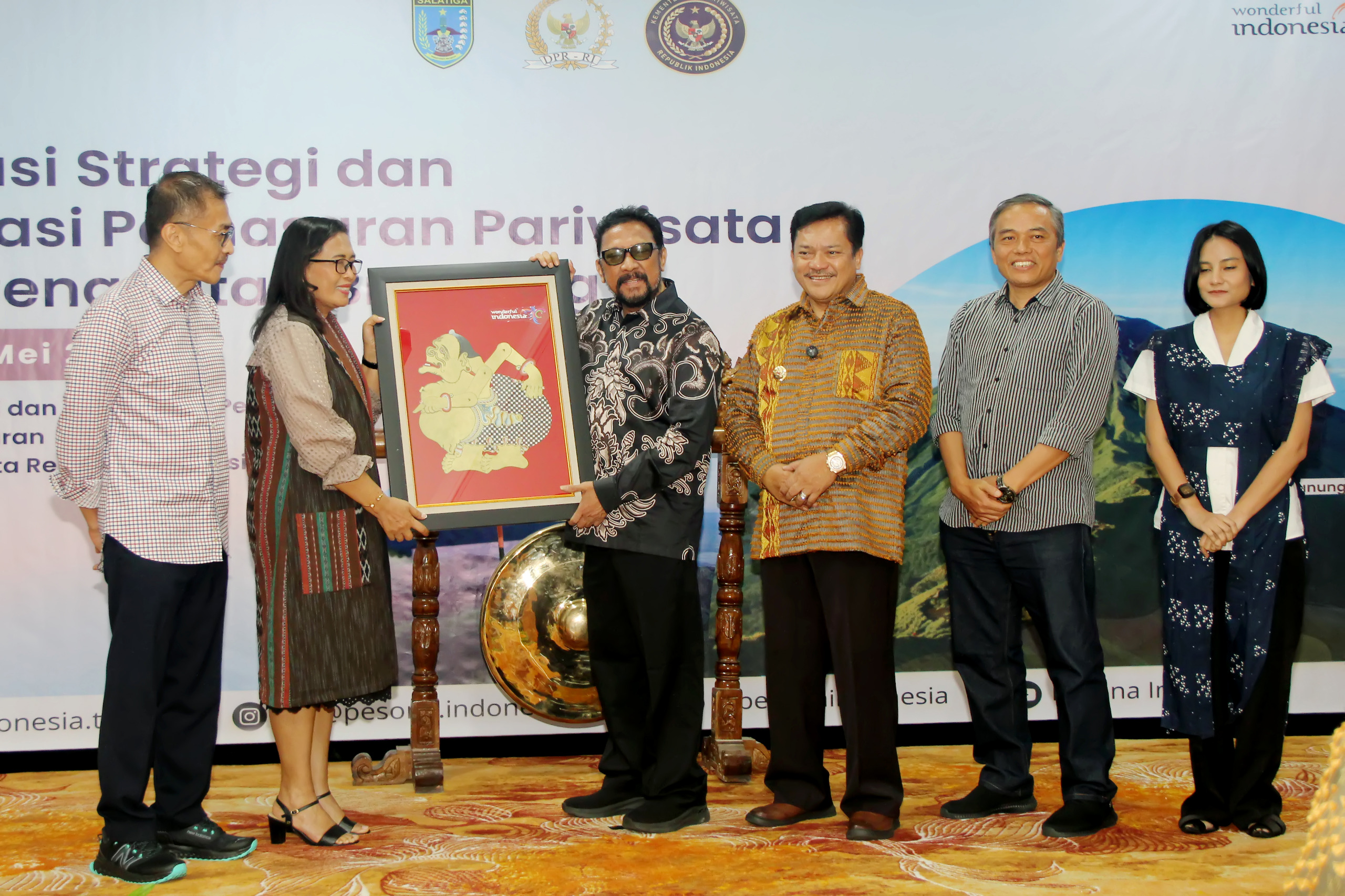 Anggota Komisi VII DPR RI, Jamal Mirdad hadiri acara Diseminasi Strategi dan Komunikasi Pemasaran Pariwisata melalui Penguatan Branding, di Hotel Grand Wahid Salatiga, Sabtu (31/5/25).