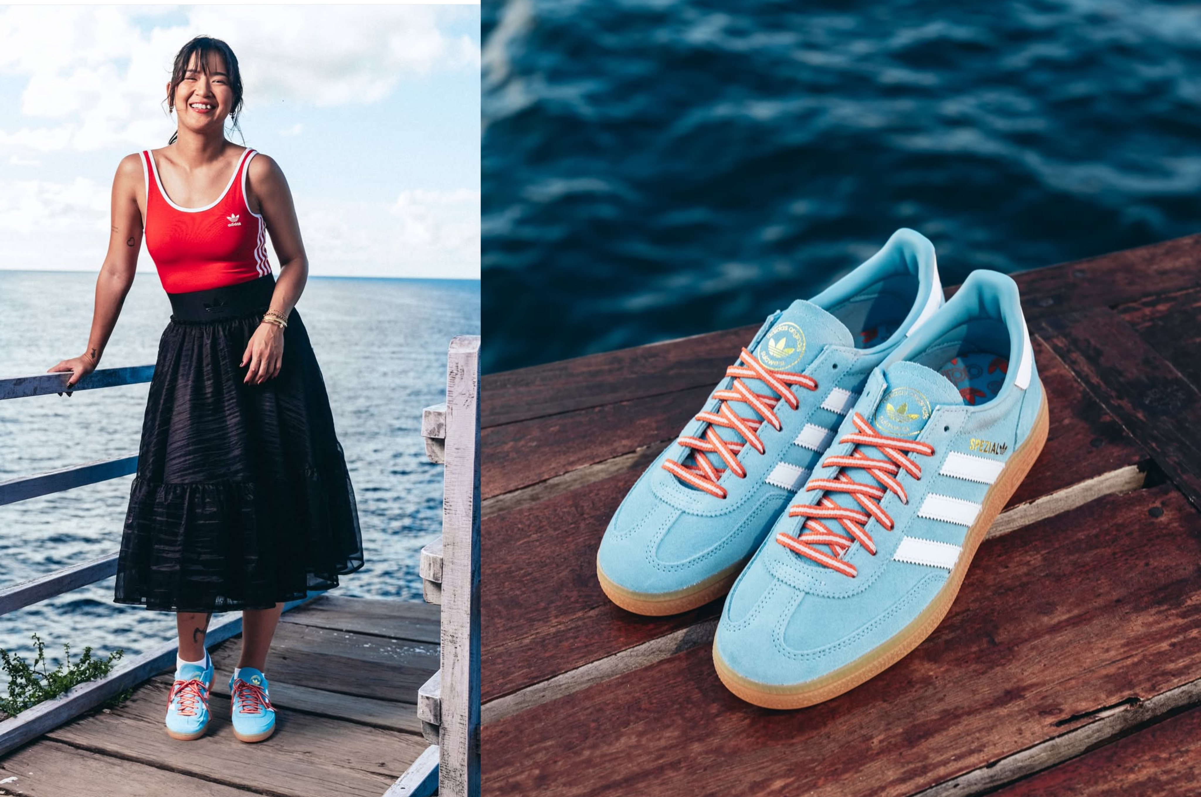 Look dari sepatu Adidas Island Series Sulawesi