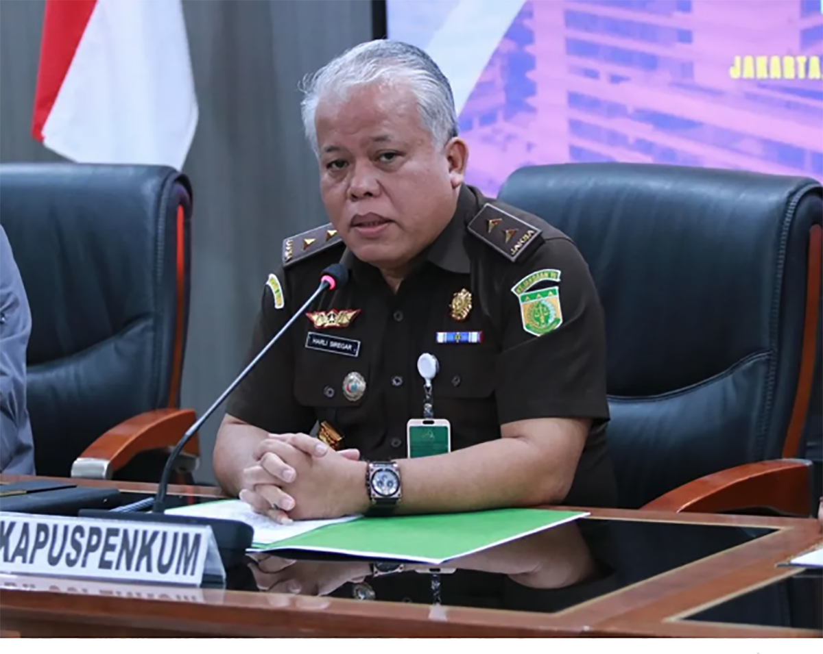 Kepala Pusat Penerangan Hukum Kejaksaan Agung, Dr. Harli Siregar, SH.