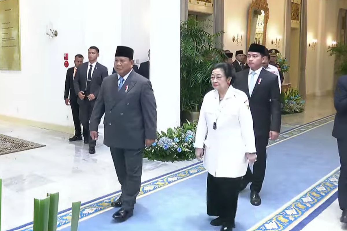 Gibran dan Megawati akhirnya bersua! Saling sapa di tengah panggung politik, benarkah ini awal rekonsiliasi?