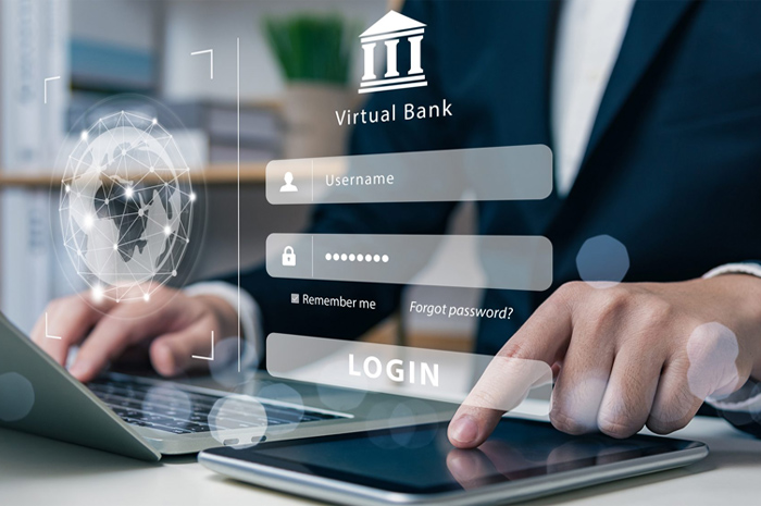 Ilustrasi pemblokiran rekening bank.
